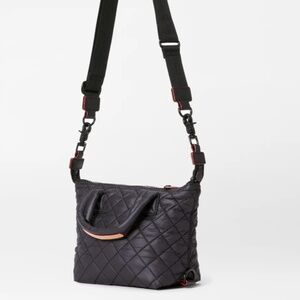 MZ Wallace Black Micro Sutton Crossbody Bag